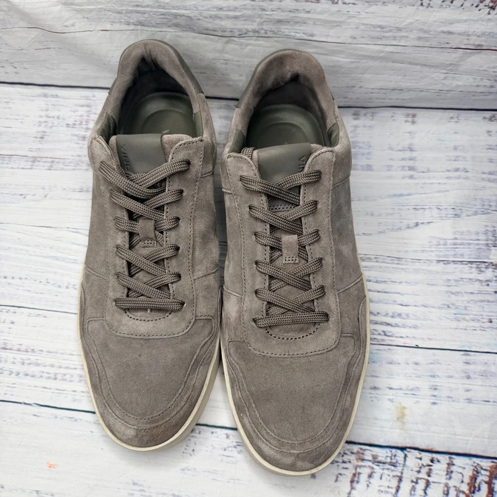 Vince Men's Peyton Suede Low-Top Sneakers Size 9.5